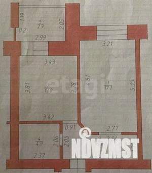 1-к квартира, вторичка, 42м2, 5/9 этаж