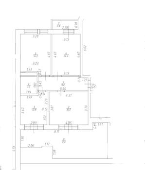 3-к квартира, вторичка, 82м2, 7/8 этаж