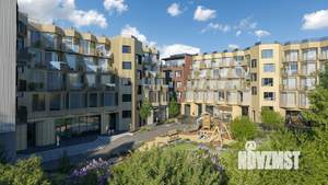 1-к квартира, строящийся дом, 47м2, 3/5 этаж