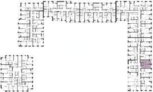 1-к квартира, вторичка, 43м2, 5/23 этаж