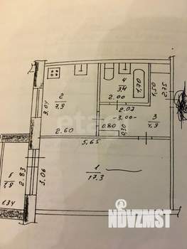 1-к квартира, вторичка, 35м2, 7/7 этаж