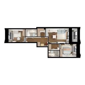 2-к квартира, вторичка, 60м2, 2/10 этаж