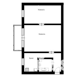 2-к квартира, вторичка, 44м2, 4/5 этаж