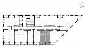 1-к квартира, вторичка, 45м2, 10/23 этаж