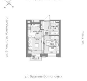 2-к квартира, вторичка, 36м2, 6/24 этаж