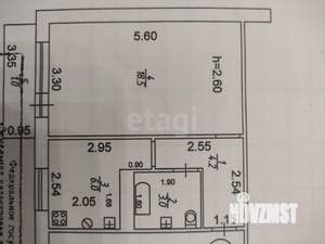 1-к квартира, вторичка, 32м2, 2/5 этаж