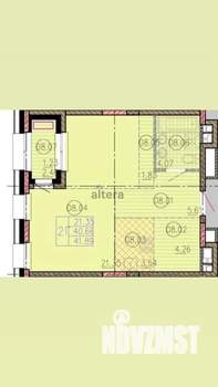 2-к квартира, вторичка, 42м2, 5/24 этаж