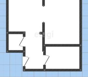 1-к квартира, вторичка, 44м2, 3/8 этаж