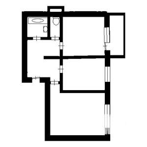 2-к квартира, вторичка, 46м2, 5/5 этаж