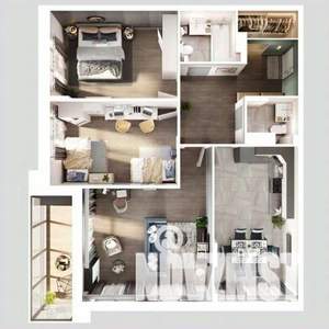 3-к квартира, вторичка, 96м2, 4/5 этаж