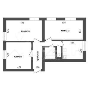 3-к квартира, вторичка, 78м2, 4/14 этаж
