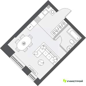 1-к квартира, вторичка, 31м2, 9/26 этаж