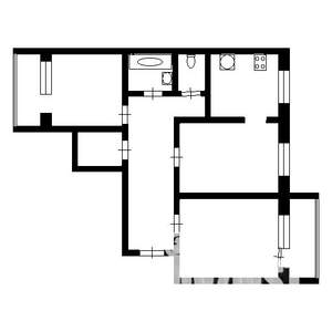 3-к квартира, вторичка, 66м2, 3/10 этаж