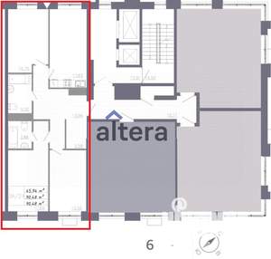 3-к квартира, вторичка, 91м2, 5/20 этаж