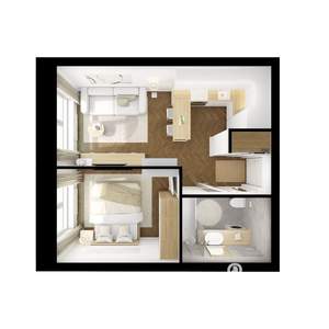 1-к квартира, вторичка, 33м2, 6/17 этаж