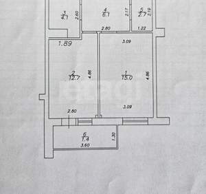1-к квартира, вторичка, 45м2, 2/25 этаж