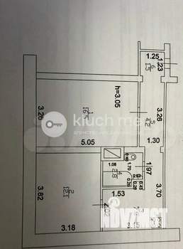 2-к квартира, вторичка, 45м2, 2/2 этаж