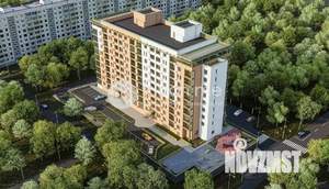 1-к квартира, строящийся дом, 44м2, 8/11 этаж