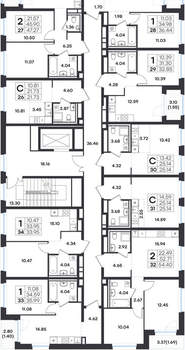 1-к квартира, вторичка, 36м2, 4/11 этаж