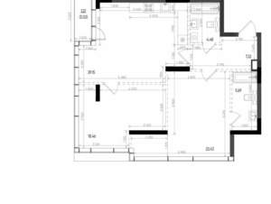 2-к квартира, вторичка, 90м2, 15/22 этаж