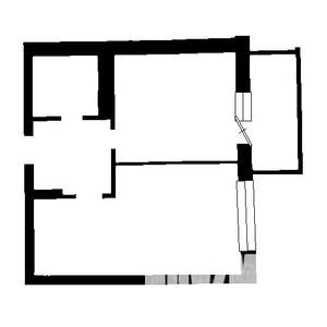 1-к квартира, вторичка, 46м2, 1/18 этаж