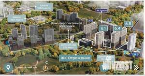 1-к квартира, вторичка, 40м2, 21/25 этаж