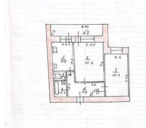 2-к квартира, вторичка, 51м2, 5/9 этаж