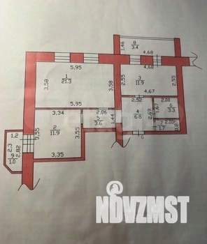 2-к квартира, вторичка, 61м2, 2/9 этаж