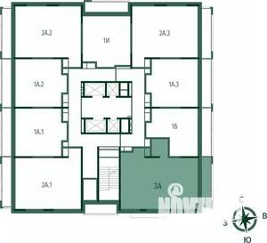 3-к квартира, вторичка, 73м2, 5/25 этаж