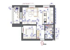 2-к квартира, вторичка, 46м2, 15/25 этаж