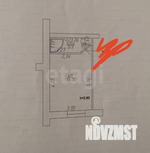 Студия квартира, вторичка, 18м2, 1/5 этаж