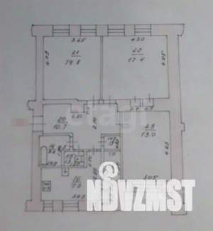 3-к квартира, вторичка, 72м2, 1/6 этаж