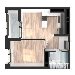 1-к квартира, вторичка, 39м2, 21/23 этаж