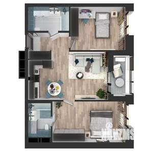 2-к квартира, вторичка, 67м2, 7/23 этаж