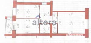 2-к квартира, вторичка, 51м2, 4/6 этаж