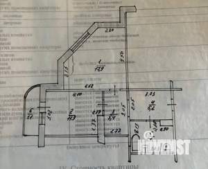 1-к квартира, вторичка, 48м2, 5/16 этаж