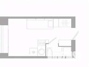 Студия квартира, вторичка, 20м2, 1/2 этаж