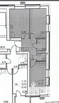 2-к квартира, вторичка, 56м2, 3/9 этаж