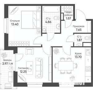 Фото квартиры на продажу (1)