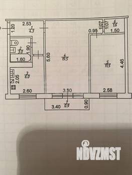 2-к квартира, вторичка, 46м2, 5/5 этаж