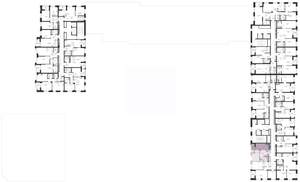 1-к квартира, вторичка, 39м2, 17/23 этаж