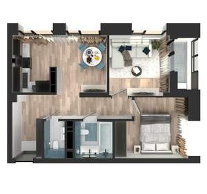 2-к квартира, вторичка, 50м2, 12/23 этаж
