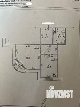 1-к квартира, вторичка, 49м2, 11/16 этаж