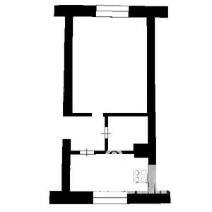 1-к квартира, вторичка, 30м2, 2/3 этаж