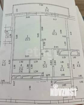1-к квартира, вторичка, 40м2, 3/19 этаж