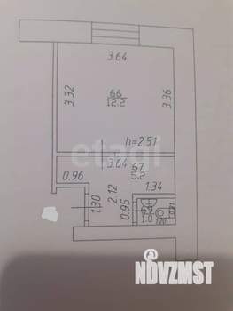 Студия квартира, вторичка, 18м2, 5/5 этаж