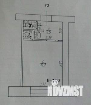 Студия квартира, вторичка, 18м2, 2/5 этаж