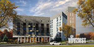 2-к квартира, строящийся дом, 56м2, 13/17 этаж