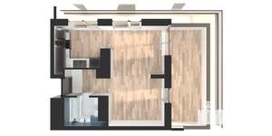1-к квартира, вторичка, 41м2, 11/24 этаж