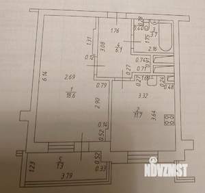 1-к квартира, сданный дом, 43м2, 10/19 этаж